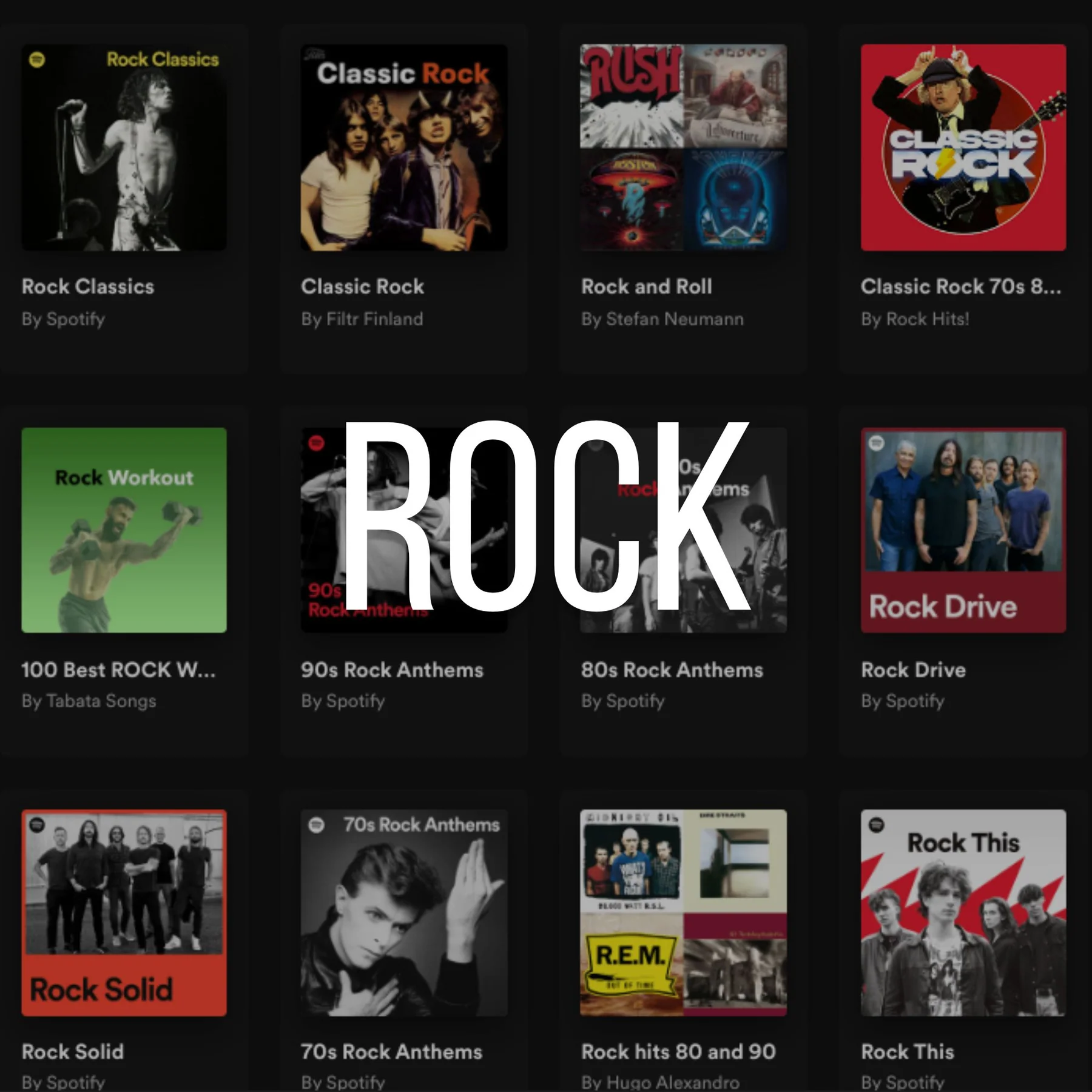 Rock Playlist Placements
